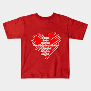 Love in any language Kids T-Shirt